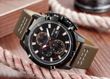 MEGIR Men’s Sleek Luxury Quartz Sports Watch