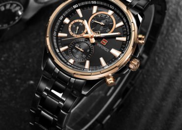 NAVIFORCE Men’s Stylish Casual Sport Wristwatch
