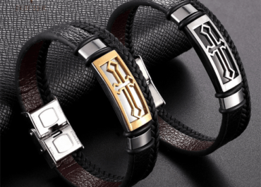 Men’s Religious Vintage Charm Bracelet