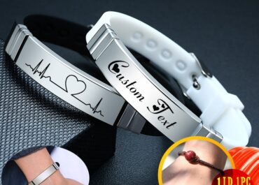 Vnox Casual Unisex Silicone Bracelet