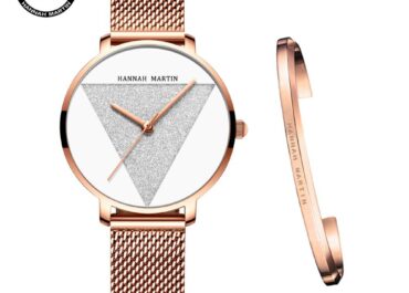 Hannah Martin Ladies Elegant Watch and Bracelet Set