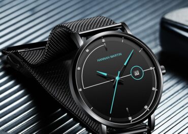 Hannah Martin Casual Stainless Steel Ultra-Thin Watch
