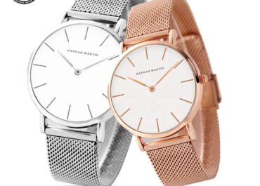 Hannah Martin Couple’s Steel Mesh Dress Timepieces